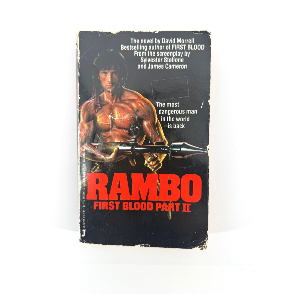 Rambo First Blood Part II David Morrell 1985 Jove Paperback Movie Tie-In Novel